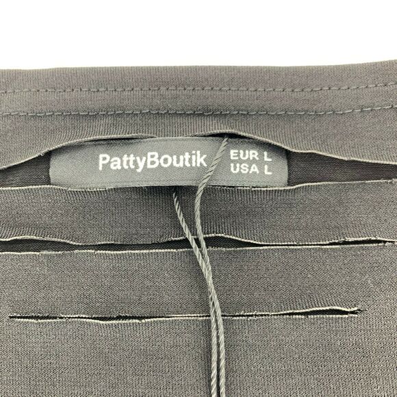 New Patty Boutik Women's Shirt Top Scoop Neck Short Sleeve Casual Size Large - Picture 2 of 4